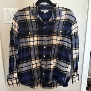Womens Madewell Flannel Button Down